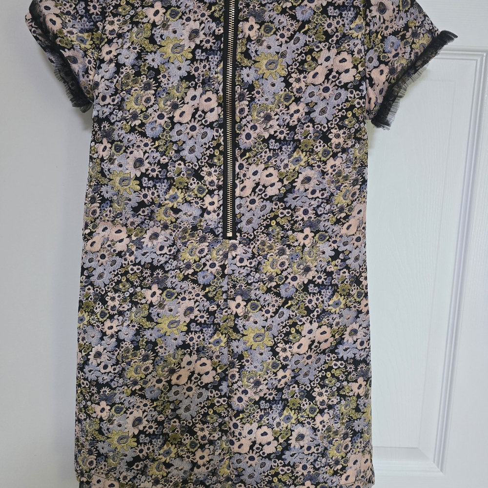 Imoga Black and Purple Floral Dress - Picture 5 of 11